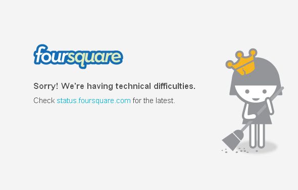 Ανέκαμψε το Foursquare, έπειτα από 5 ώρες «νοσηλείας»